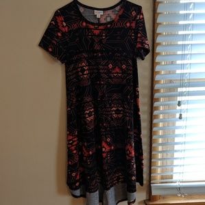 Patterend LuLaRoe high low dress